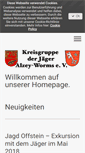 Mobile Screenshot of kreisgruppe-alzey-worms.de